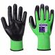 Portwest Nitrile Foam Gloves Cut 5 Large Green A645